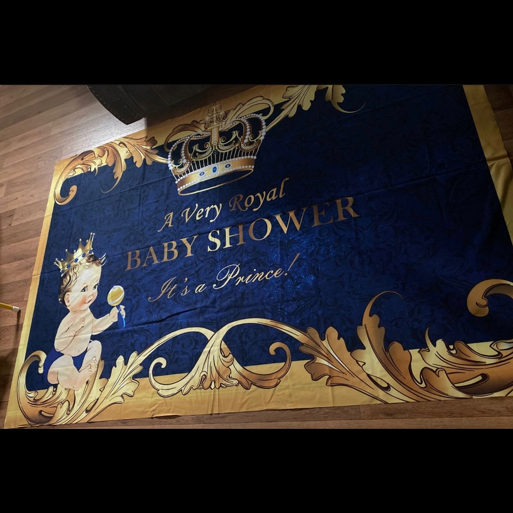 Baby shower background 7x5
